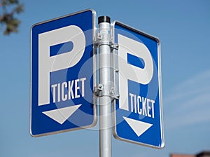 Parking meter or pay and display machine