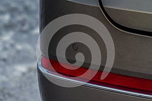 Parking sensors on a car.