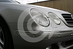 Parking sensors on a car