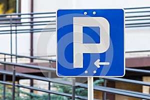 Parking sign