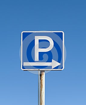 Parking sign