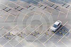 A Parking space from above.