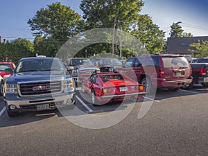 Parking between SUVs