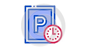 Parking Time Icon Animation