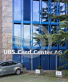 Parking at the UBS Card Center AG office