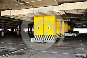 Parking under the building