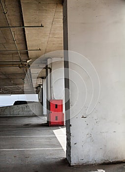 Parking under the building