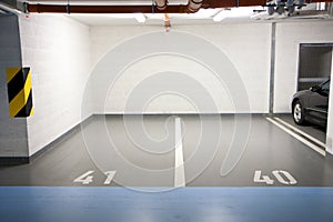 Parking in underground garage