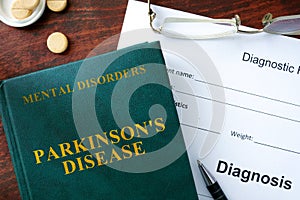 Parkinson's disease concept. photo
