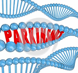 Parkinsons Disease Nervous System Neurological Disorder DNA Word