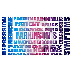 Parkinsons syndrome concept photo