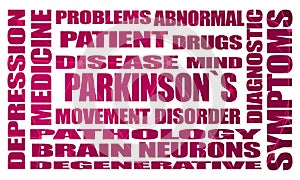 Parkinsons syndrome illustration