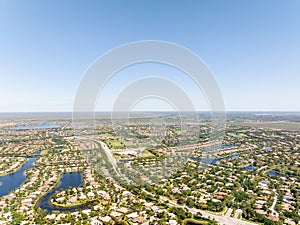 Parkland Florida aerial stock photo 2024