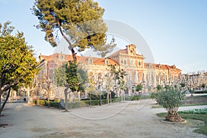 Parlamento de CataluÃÂ±a or Catalan Parliament in the Ciutadella Park in Barcelona, Spain photo