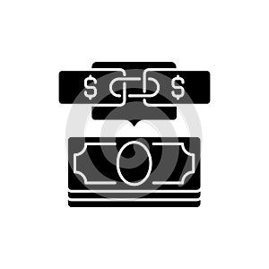 Parlay black glyph icon