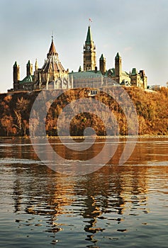 Parliament Across the River photo