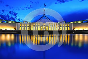 Parliament & Blue Hour photo