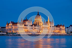 Parliament, Budapest, Hungary at night