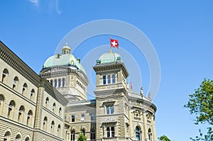 The Parliament Building in Bern, Switzerland. Seat of the Swiss Parliament. The Swiss federal government headquarters. The