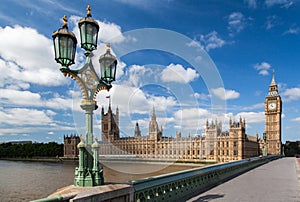 Parliament Building and Big Ben London England