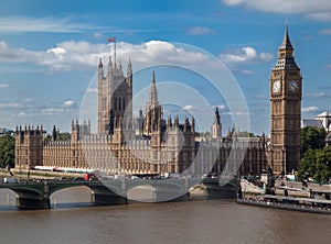 Parliament Building and Big Ben London England