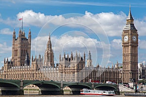 Parliament Building and Big Ben London England