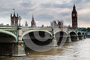 Parliament Building and Big Ben London England