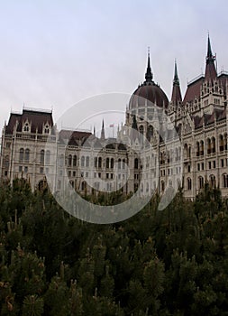 The parliament building in Budapest. Hungary.
