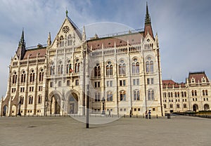 The parliament building in Budapest, Hungary