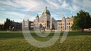 Parliament Building Lawn, Victoria, British Columbia 4K UHD