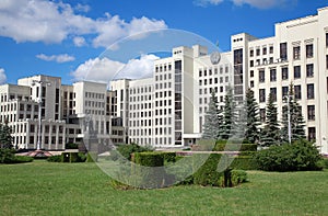 Parliament building in Minsk. Belarus