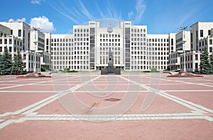 Parliament building in Minsk. Belarus