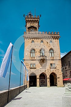 The Parliament Building of the Republic of San Marino