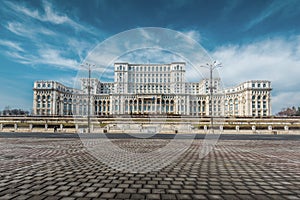 The Parliament Building in Romania
