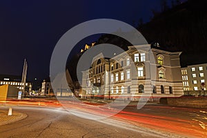 Parliament building in Vaduz