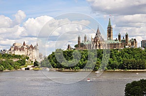 Parliament Buildings and Fairmont Chateau Laurier