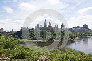 Parliament Hill from Gatineau, Ottawa photo