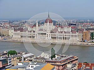 Parliament from Castle Hill, Budapest