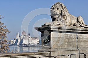 Parliament and Chain Bridge, Budapest