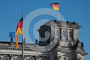 Parliament and doom Reichstag Berlin Reichskuppel