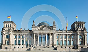 Parliament and doom Reichstag Berlin Reichskuppel