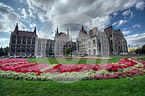 Parliament garden, Budapest