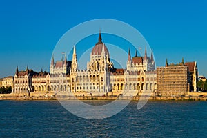 Parliament Hall in Budapest, Hungary