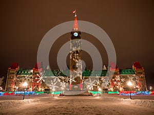 Parliament Hill at Christmas