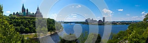 Parliament Hill & Ottawa River (Ottawa, Canada) photo