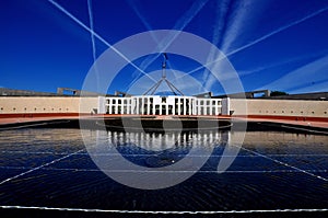 Parliament House Canberra Australia front view