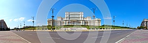 Parliament House panorama, Bucharest, Romania