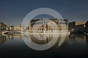 Parliament House in Stockholm