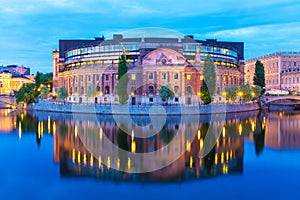 Parliament House in Stockholm, Sweden