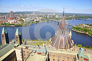 Parliament Library in Ottawa